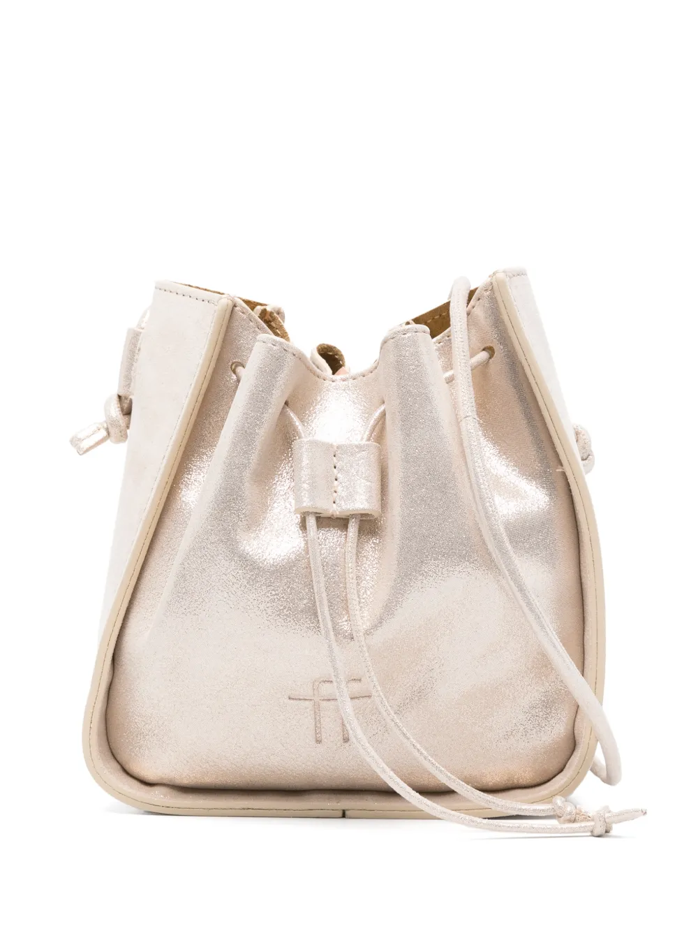 Forte Forte mini drawstring bucket bag - Toni neutri