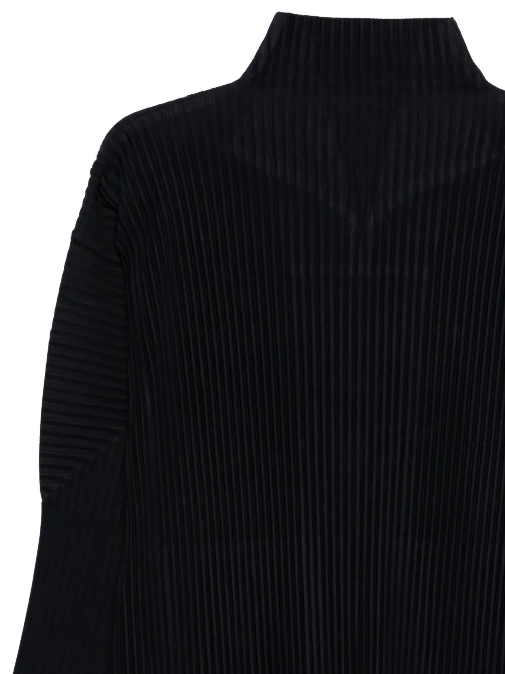 Homme Plissé Issey Miyake Geplooid jack Zwart
