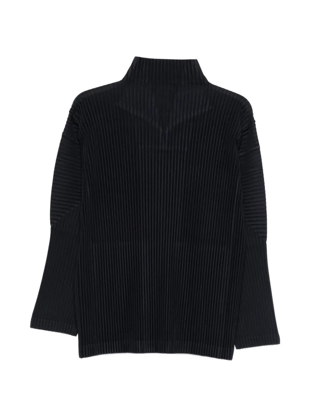 Homme Plissé Issey Miyake Geplooid jack Zwart