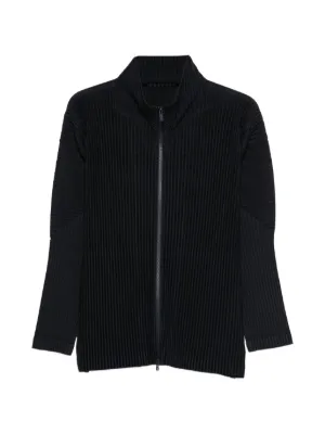 Homme Plissé Issey Miyake Zip Jacket | Black | FARFETCH Homme Plissé Issey Miyake Zip Jacket | Black | FARFETCH