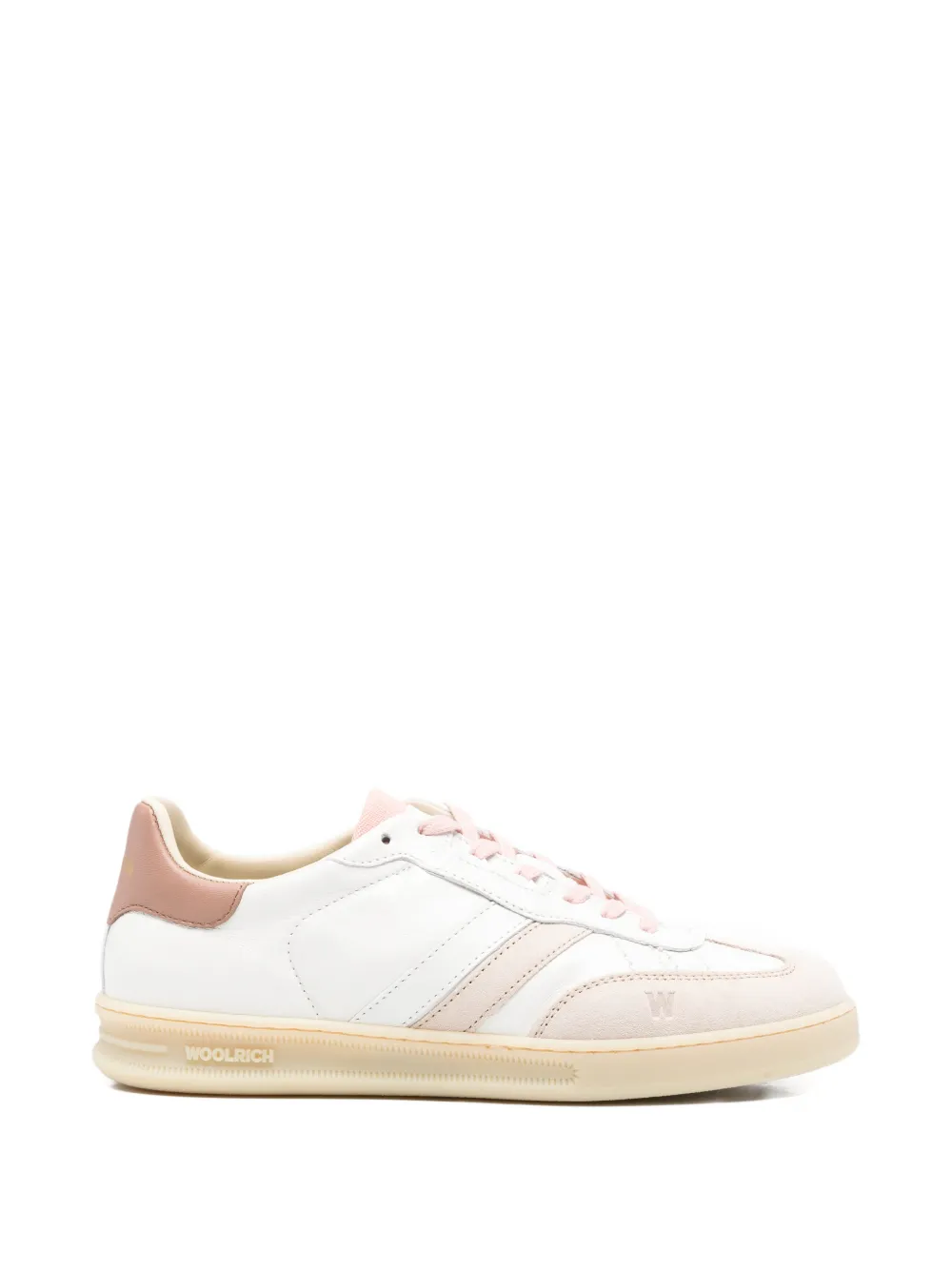 Woolrich striped sneakers - Bianco