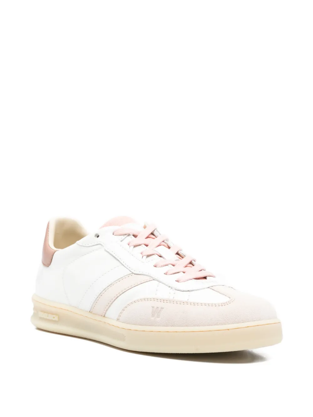 Woolrich Gestreepte sneakers Wit