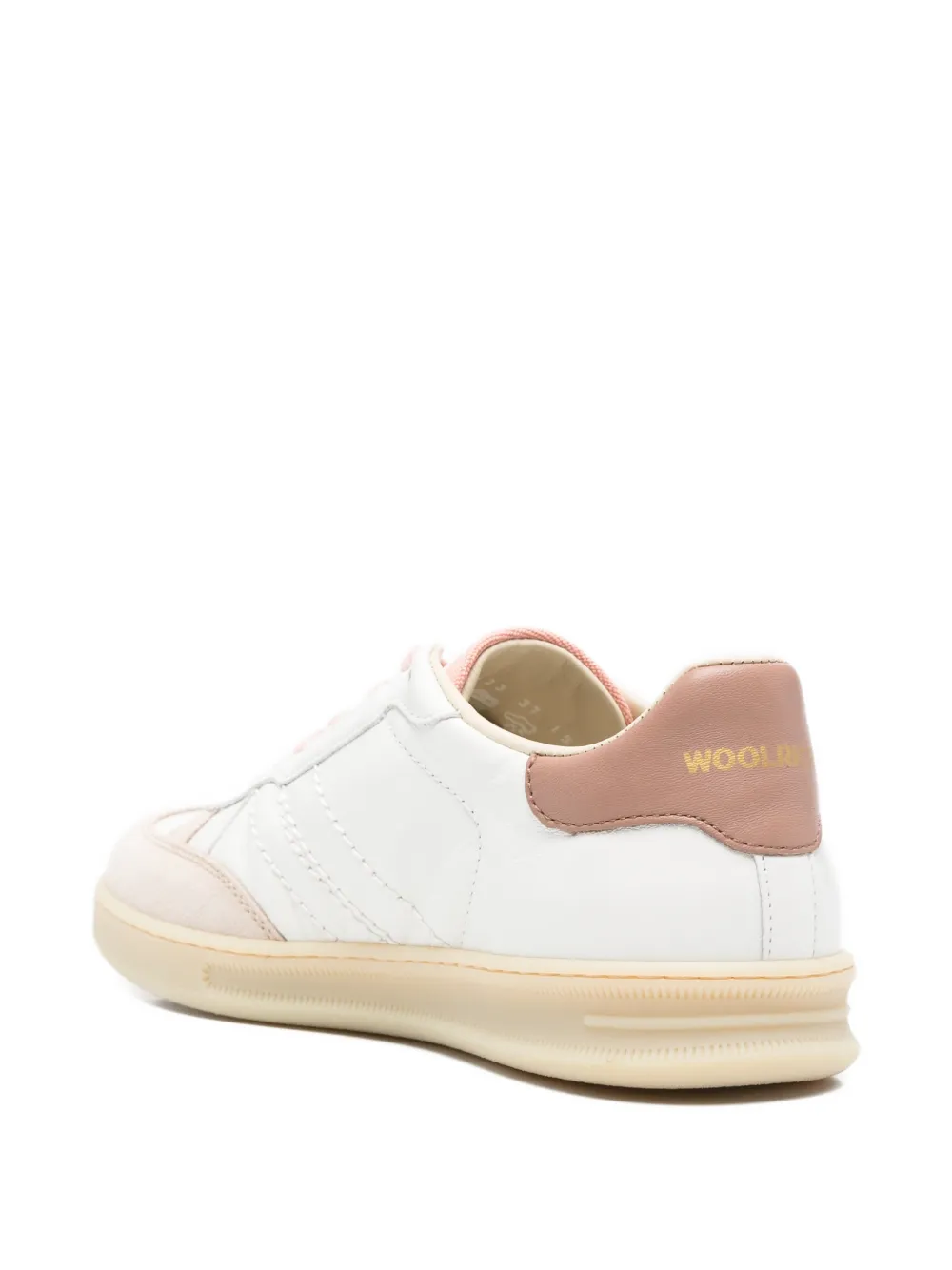 Woolrich Gestreepte sneakers Wit