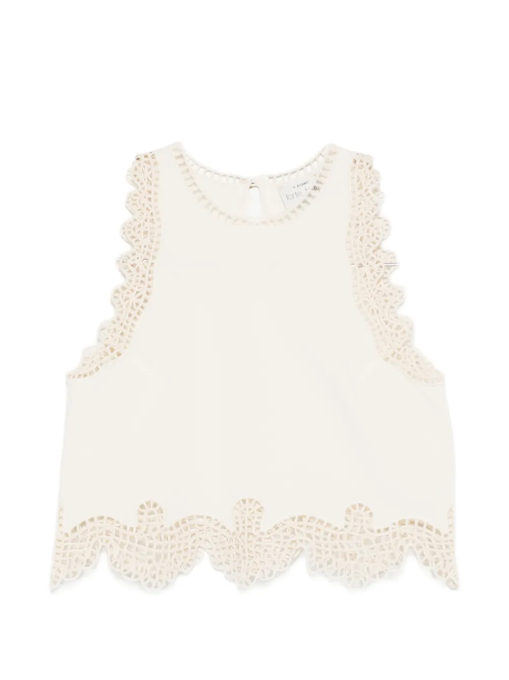 Forte Forte crochet top - Toni neutri