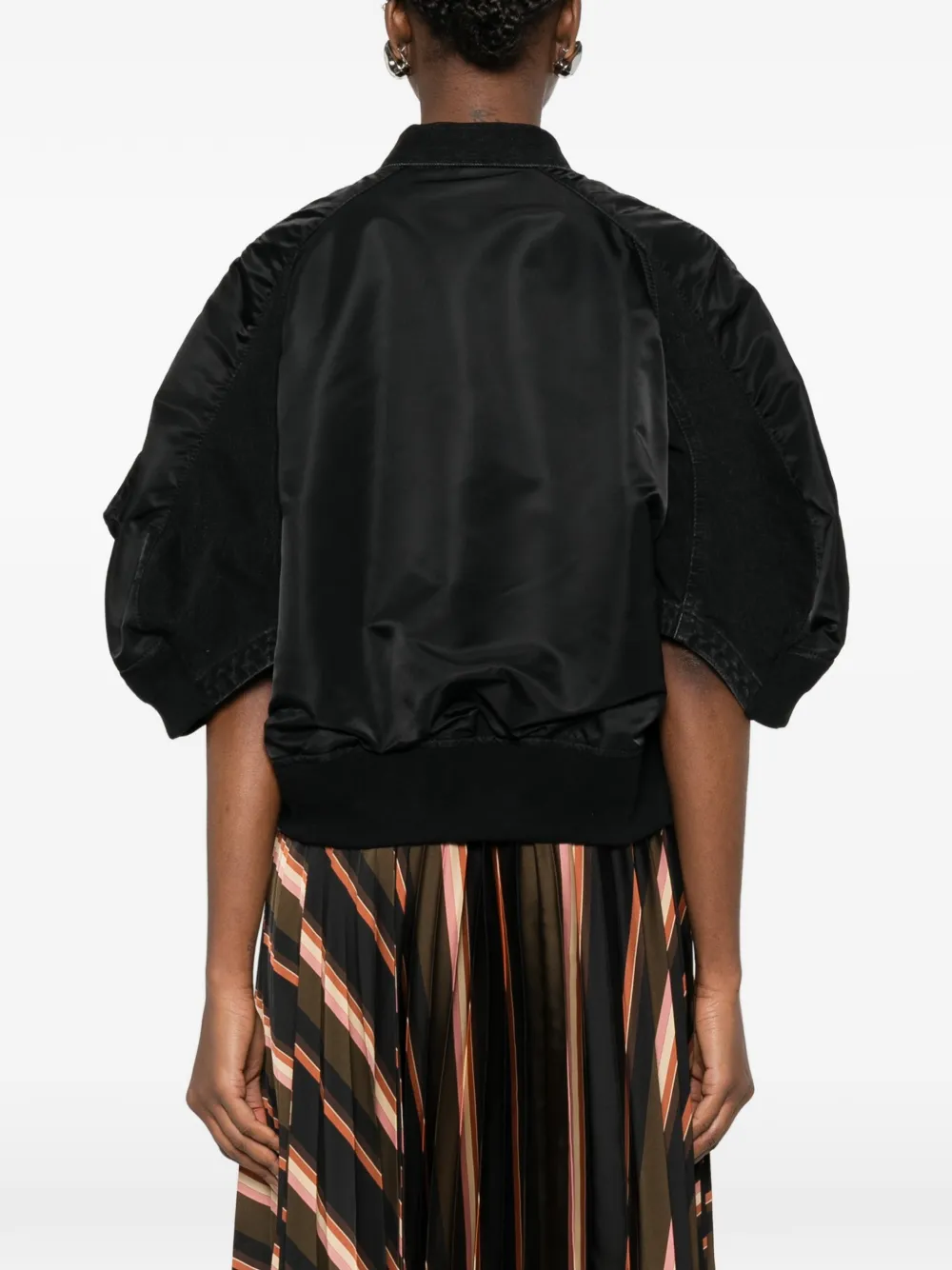 sacai Jack met vlakken Zwart