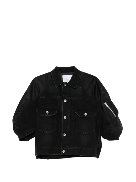 sacai panelled jacket