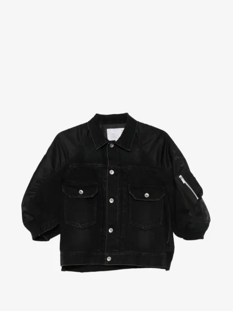 sacai panelled jacket