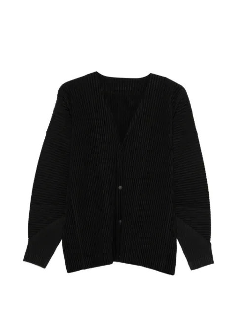 Homme Plissé Issey Miyake cardigan à boutonnière