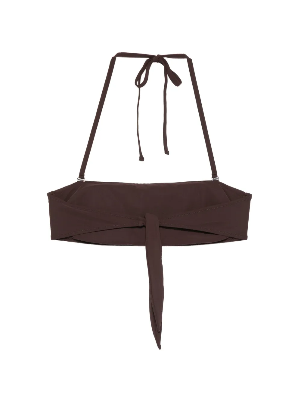  Brunello Cucinelli Beaded Tie Bikini - Brown 