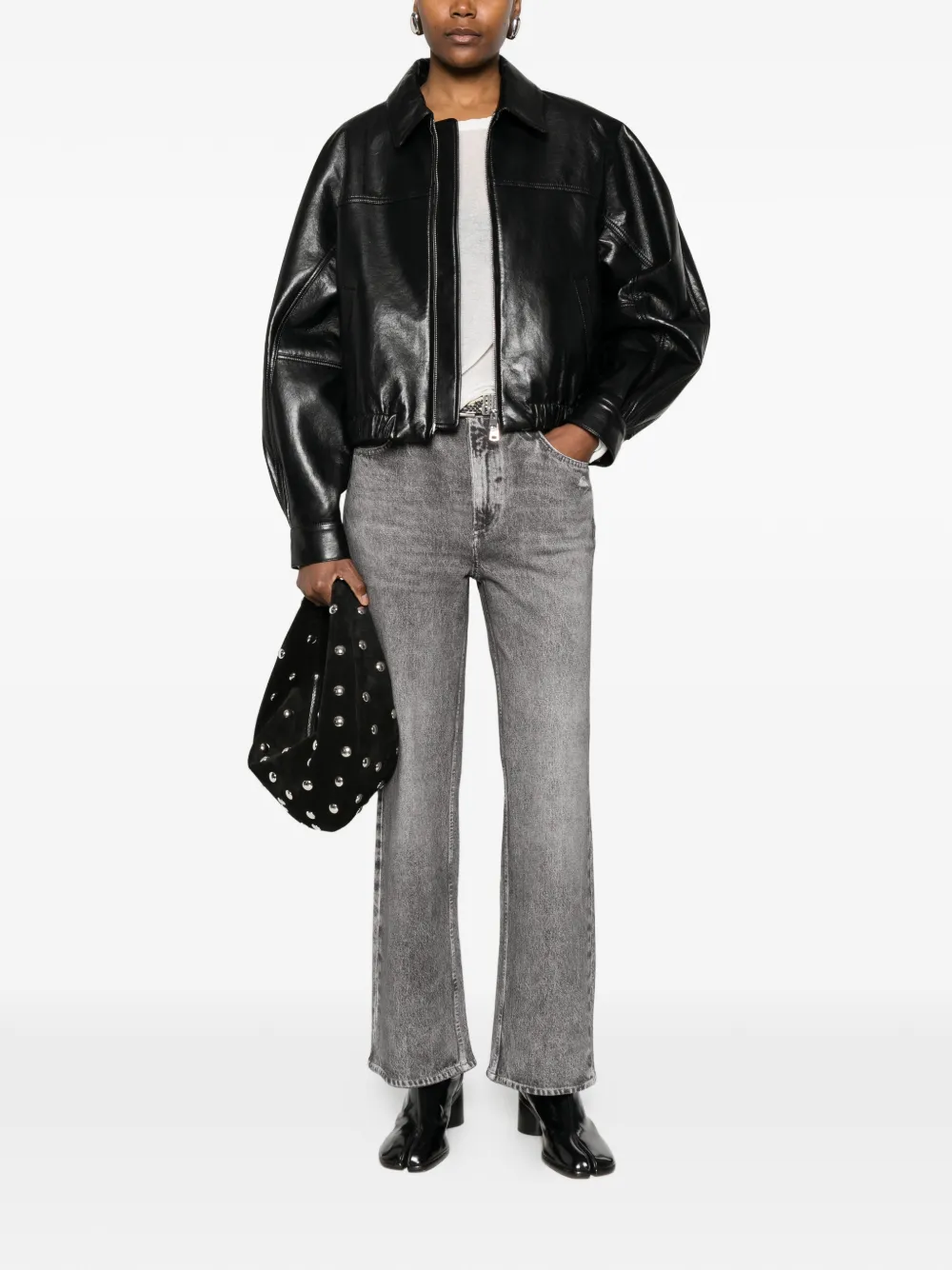 AGOLDE 딕슨 코쿤 지퍼 봄버 재킷 | 봄버 재킷 | Image 2