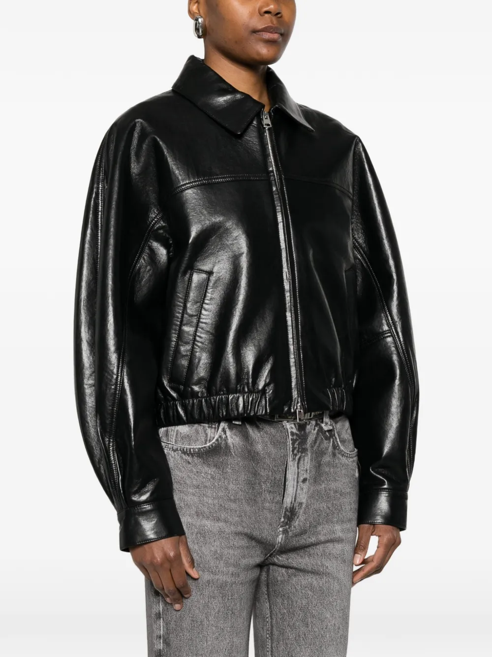 Dixon Cocoon Zip Bomber Jacket