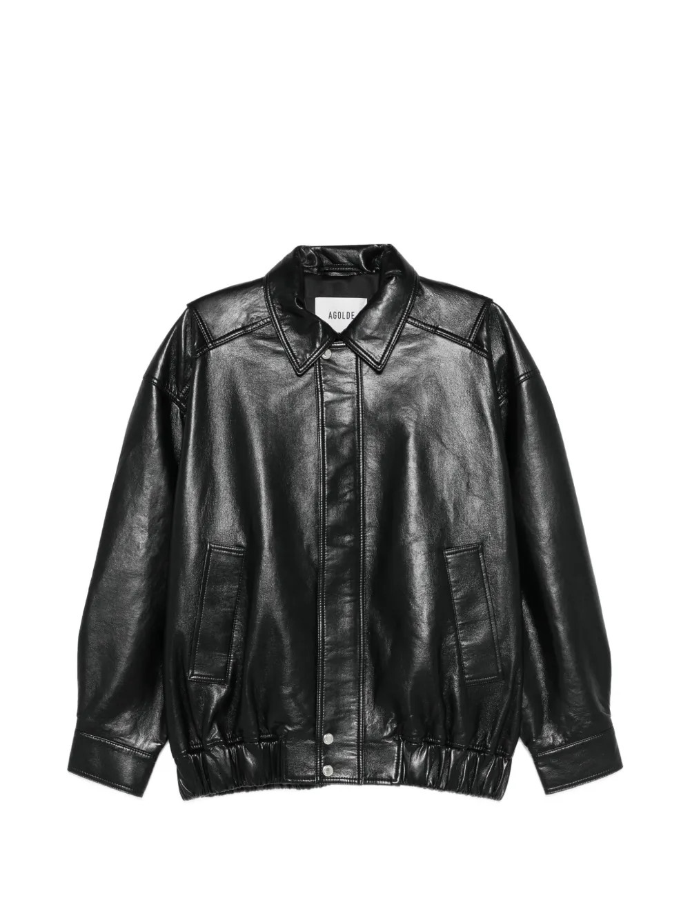 AGOLDE Aston seam detail jacket - Schwarz