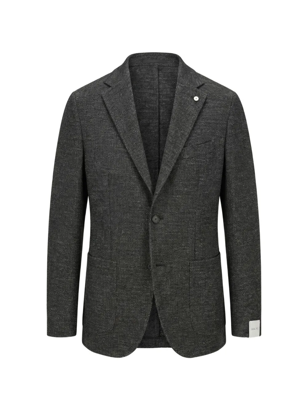 L.B.M. 1911 notch-lapel single-breasted blazer - Grey