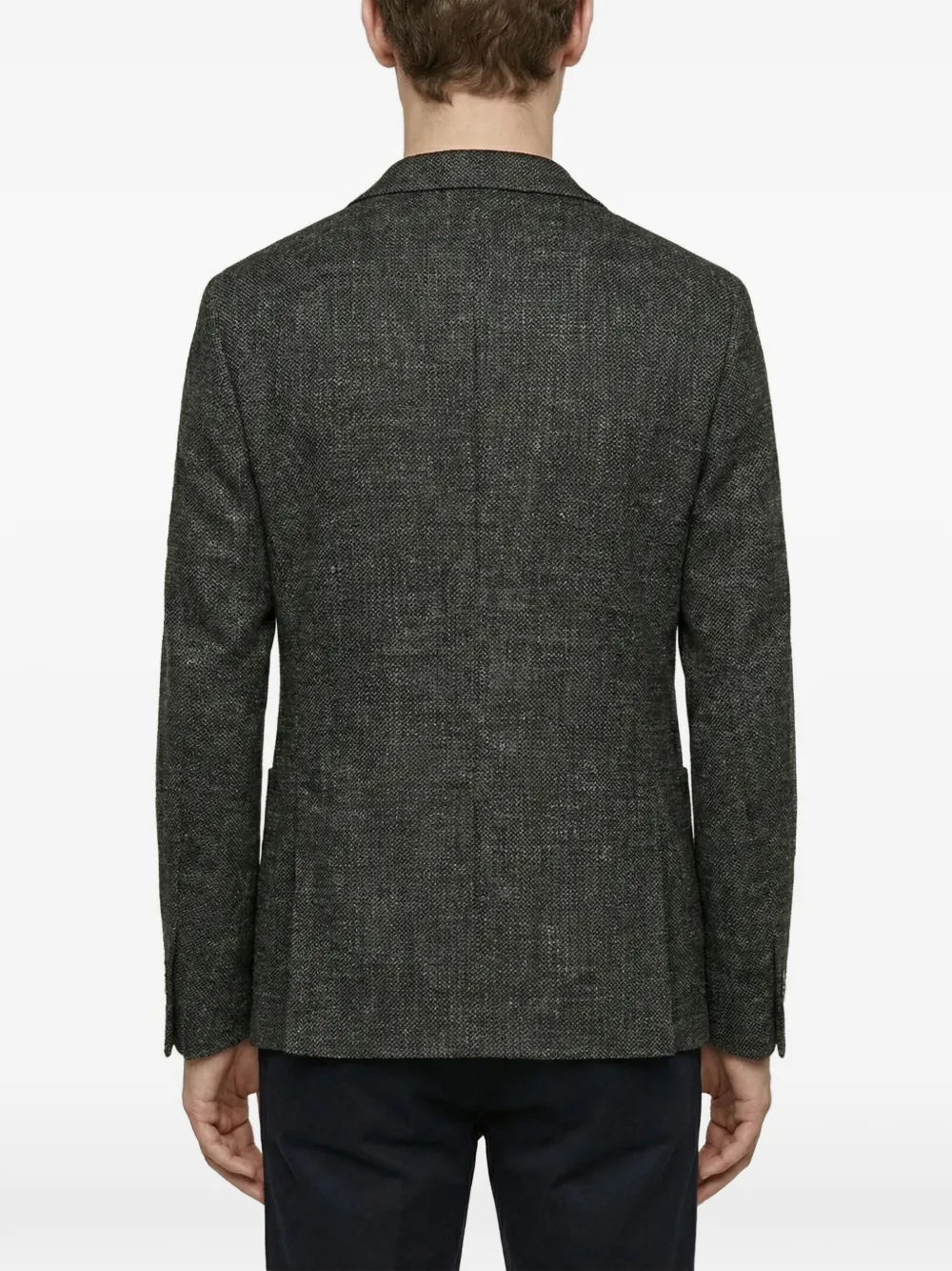 L.b.m. 1911 Notch-lapel Single-breasted Blazer - Grey 