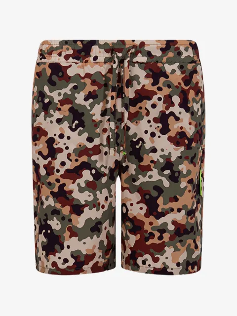 MSGM Kids camouflage-print bermuda shorts