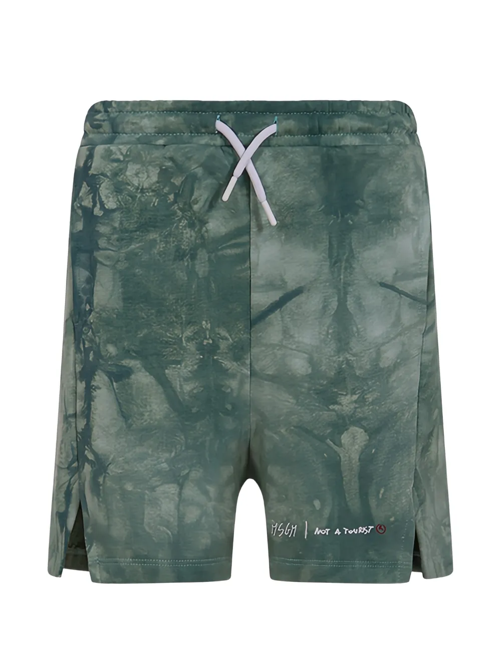 MSGM Kids printed bermuda shorts - Verde