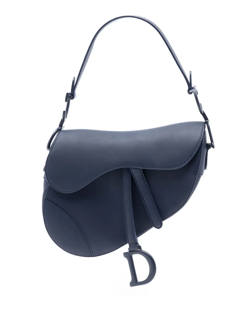 Christian Dior Pre-Owned 2019 Ultra Matte Calfskin Saddle Bag shoulder bag - Blu