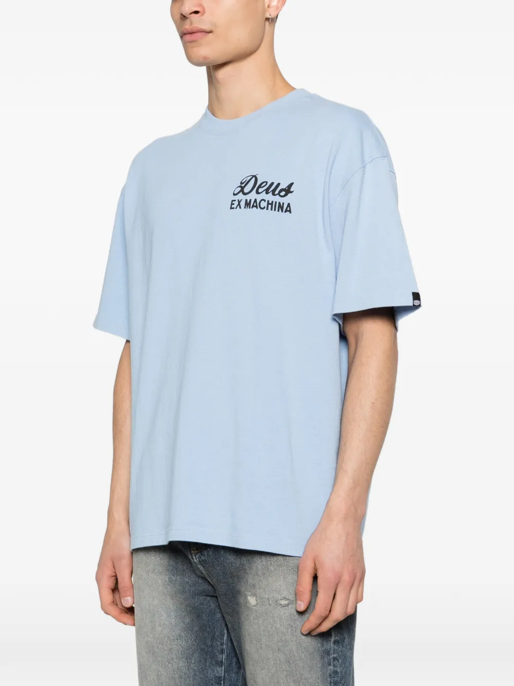 Deus Ex Machina logo-detail T-shirt | Blue | FARFETCH ZA