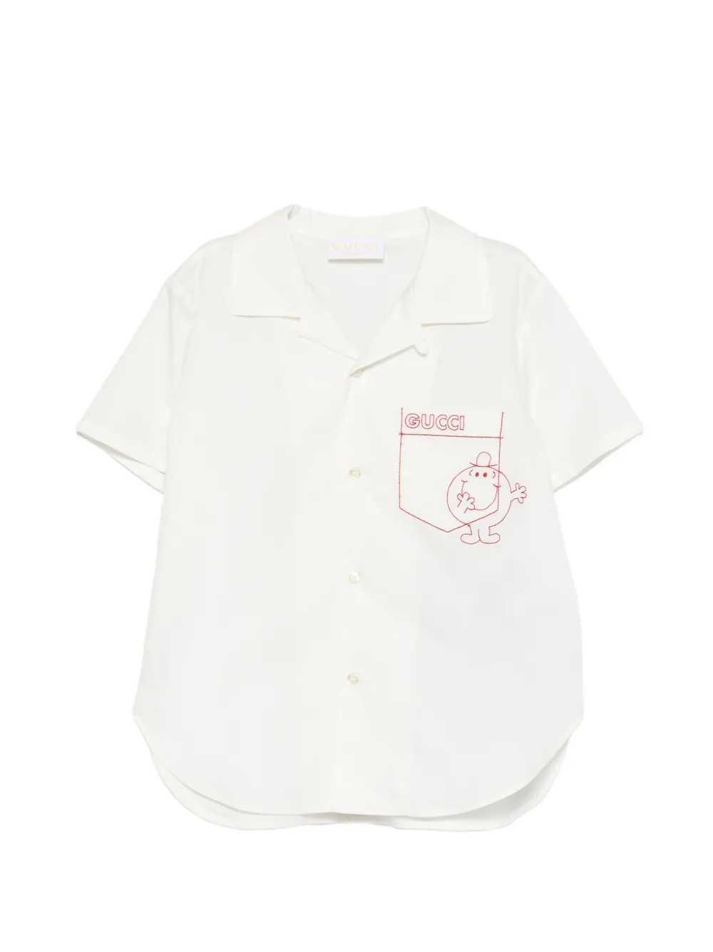 Gucci Kids MR. MEN™ LITTLE MISS™ pocket shirt - Weiß