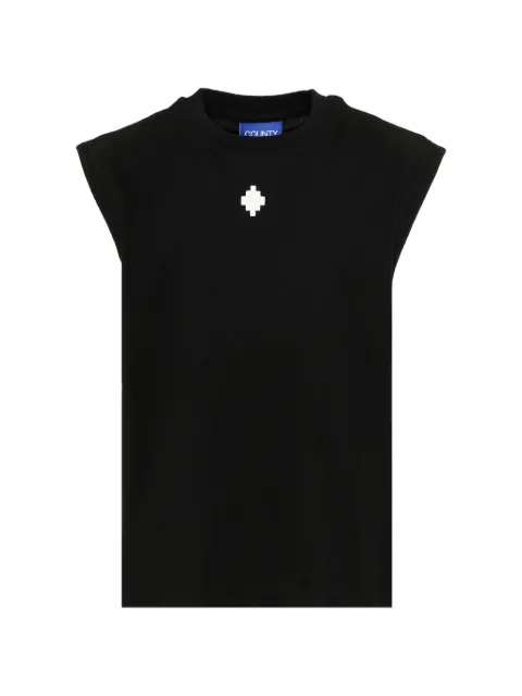 COUNTY OF MILAN sleeveless cotton T-shirt