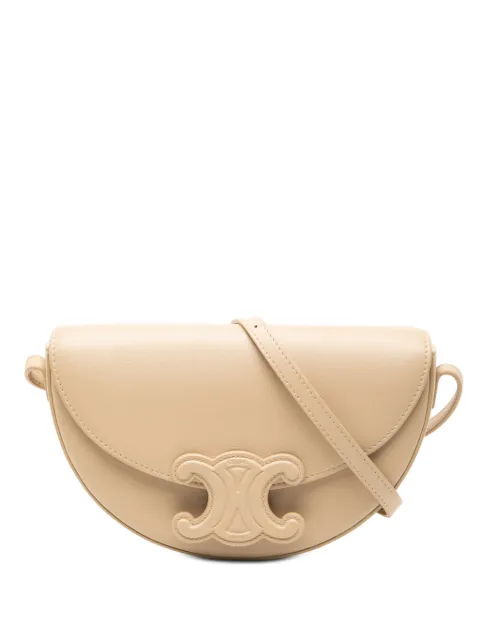 Celine Pre-Owned 2022 Smooth Calfskin Cuir Triomphe Besace crossbody bag