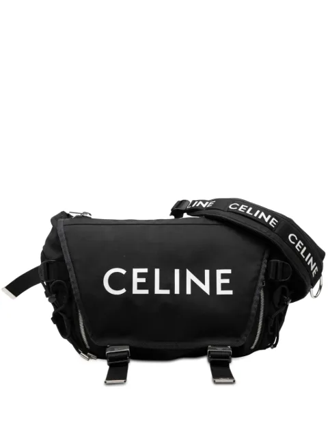 Celine Pre-Owned 2022 Medium Nylon Logo Trekking Messenger Bag crossbody bag