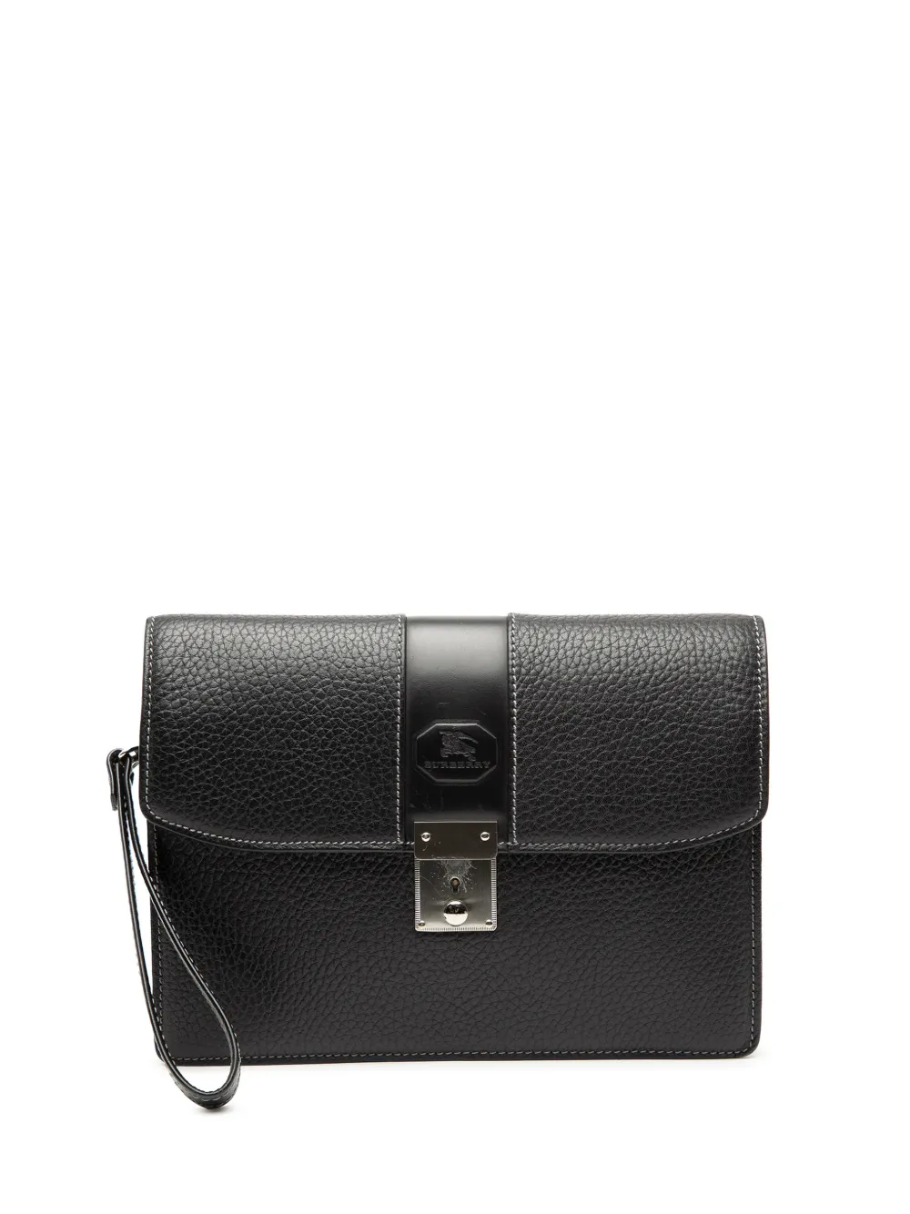 Burberry Pre-Owned 2000-2017 Calf Leather clutch bag - Nero