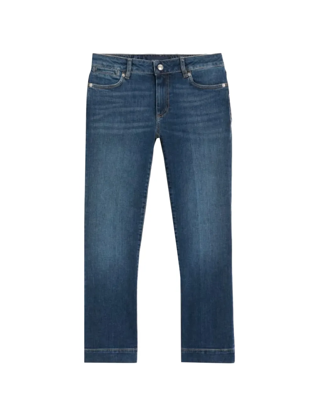 Sportmax whiskering-effect jeans - Blu