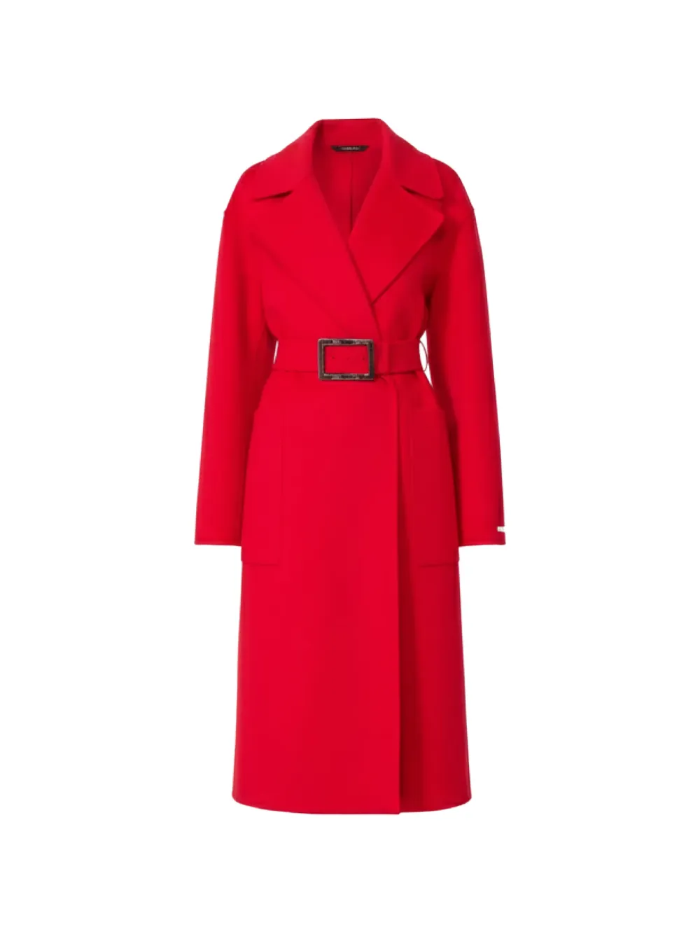 Sportmax belt coat - Rosso