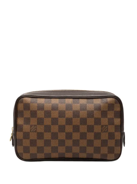 Louis Vuitton Pre-Owned 2000 Damier Ebene Trousse Toilette 25 clutch bag
