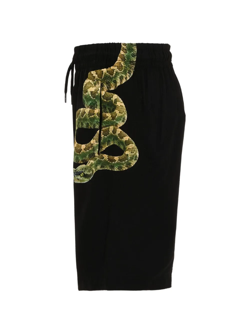  Molo Snake Print Shorts - Black 