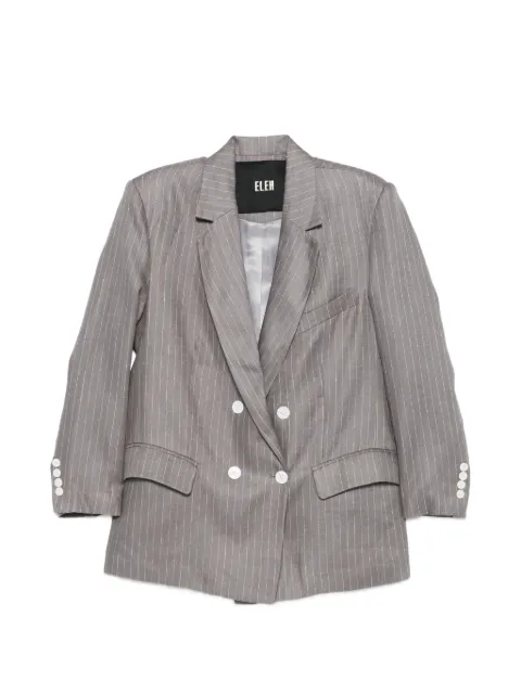 Eleh pinstripe double-breasted blazer