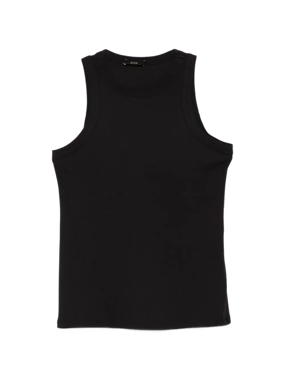 Eleh round-neck tank top - Nero