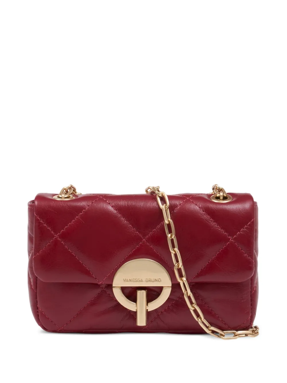 Vanessa Bruno Moon leather small shoulder bag - Rosso