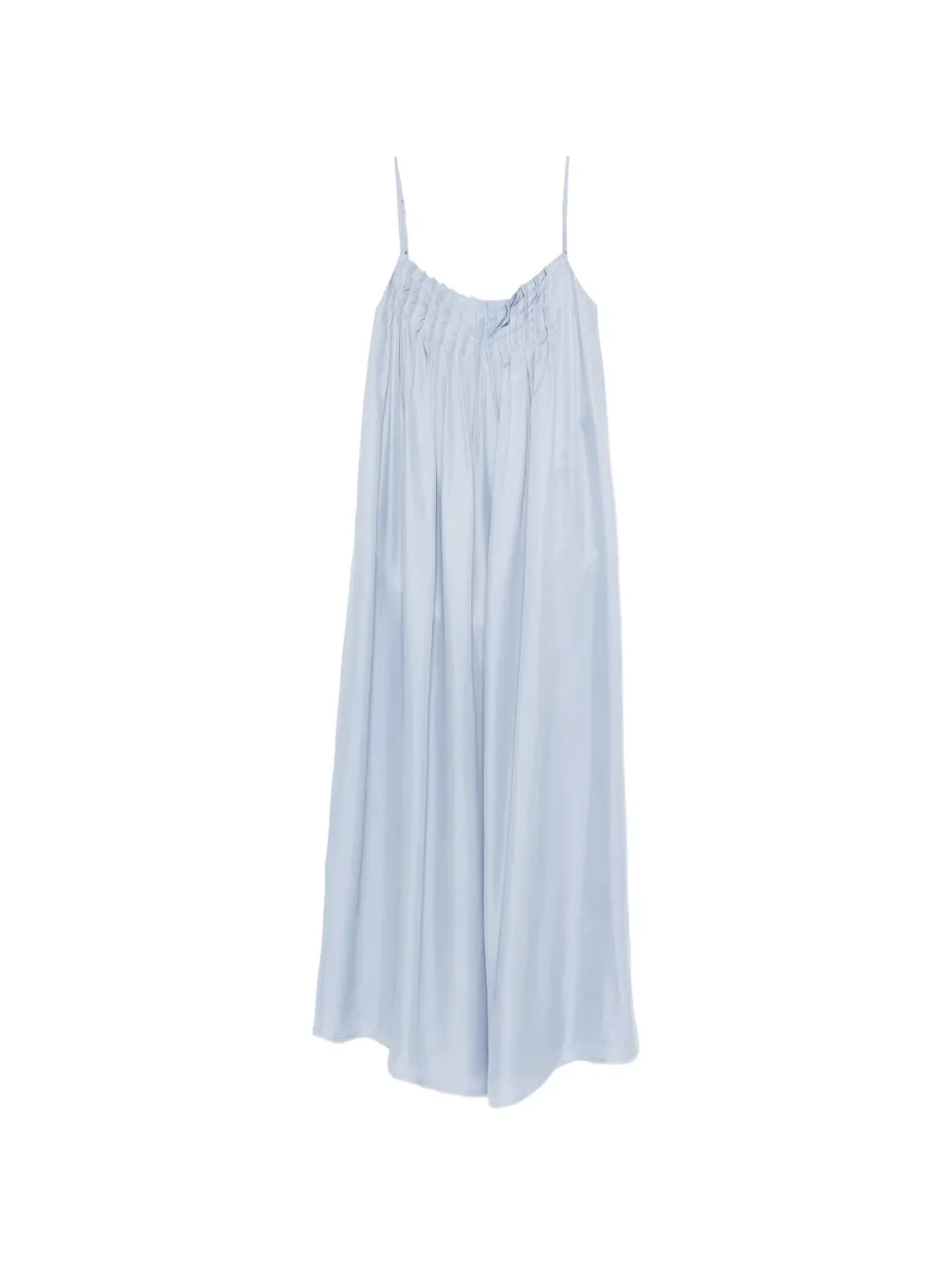 Eleh gathered-detail maxi dress - Blu