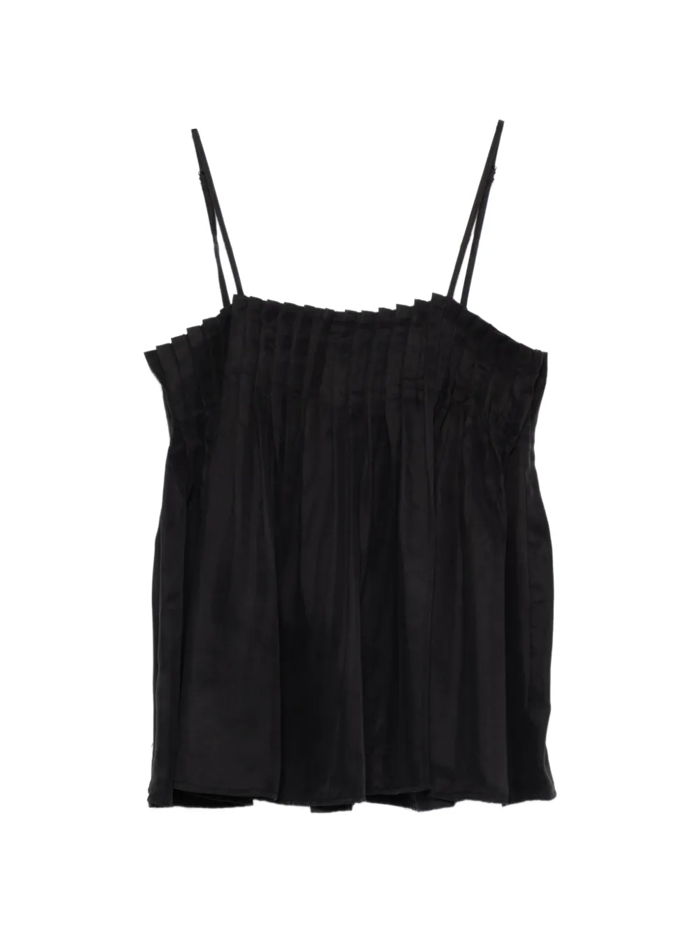 Eleh pleated top - Nero