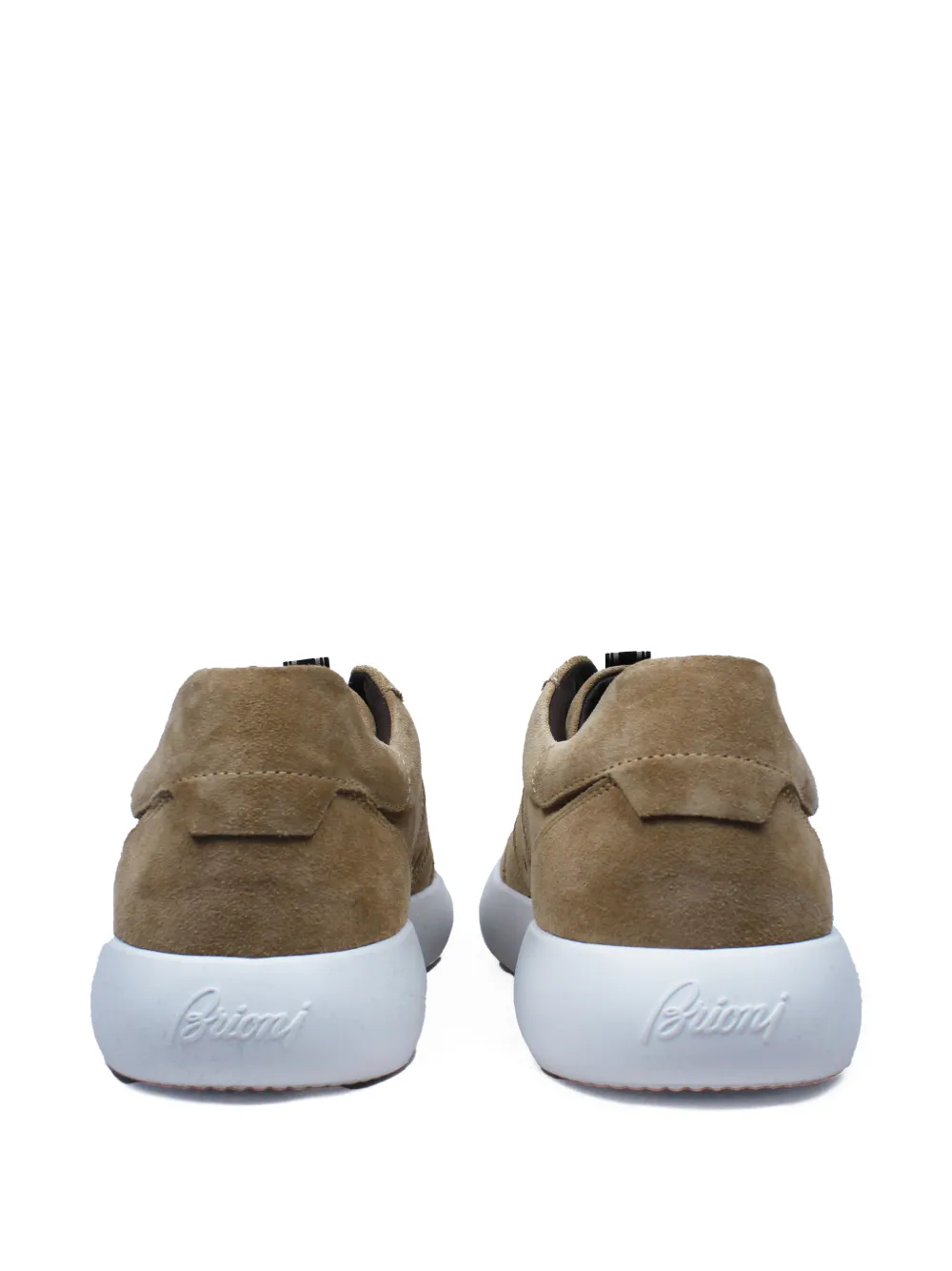 Brioni stitched leather trainers | Low-Tops | Image 2