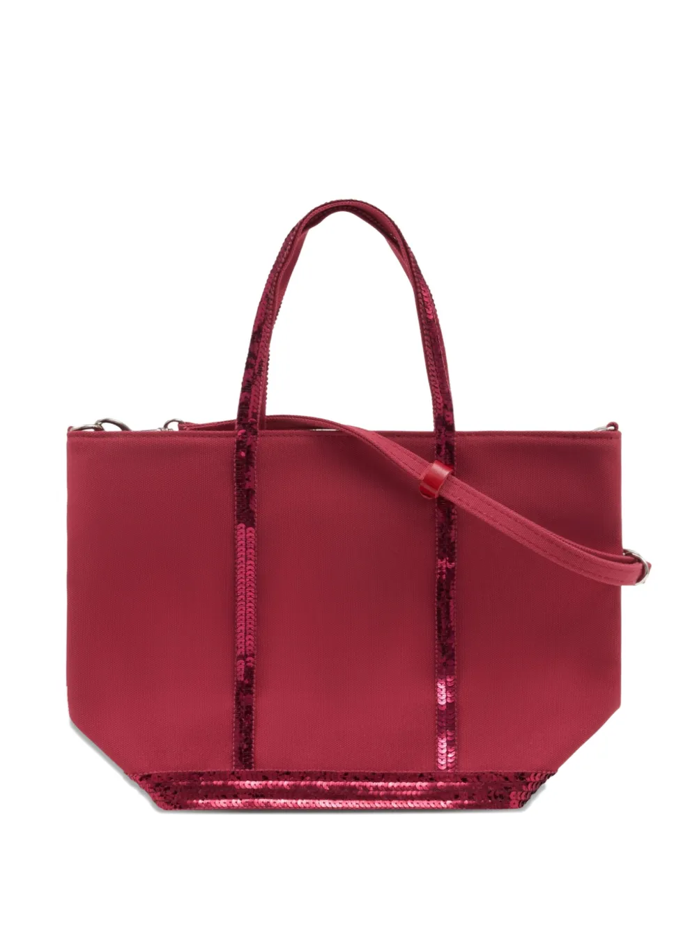 Vanessa Bruno Cabas sequin-embellishment tote bag - Rosso