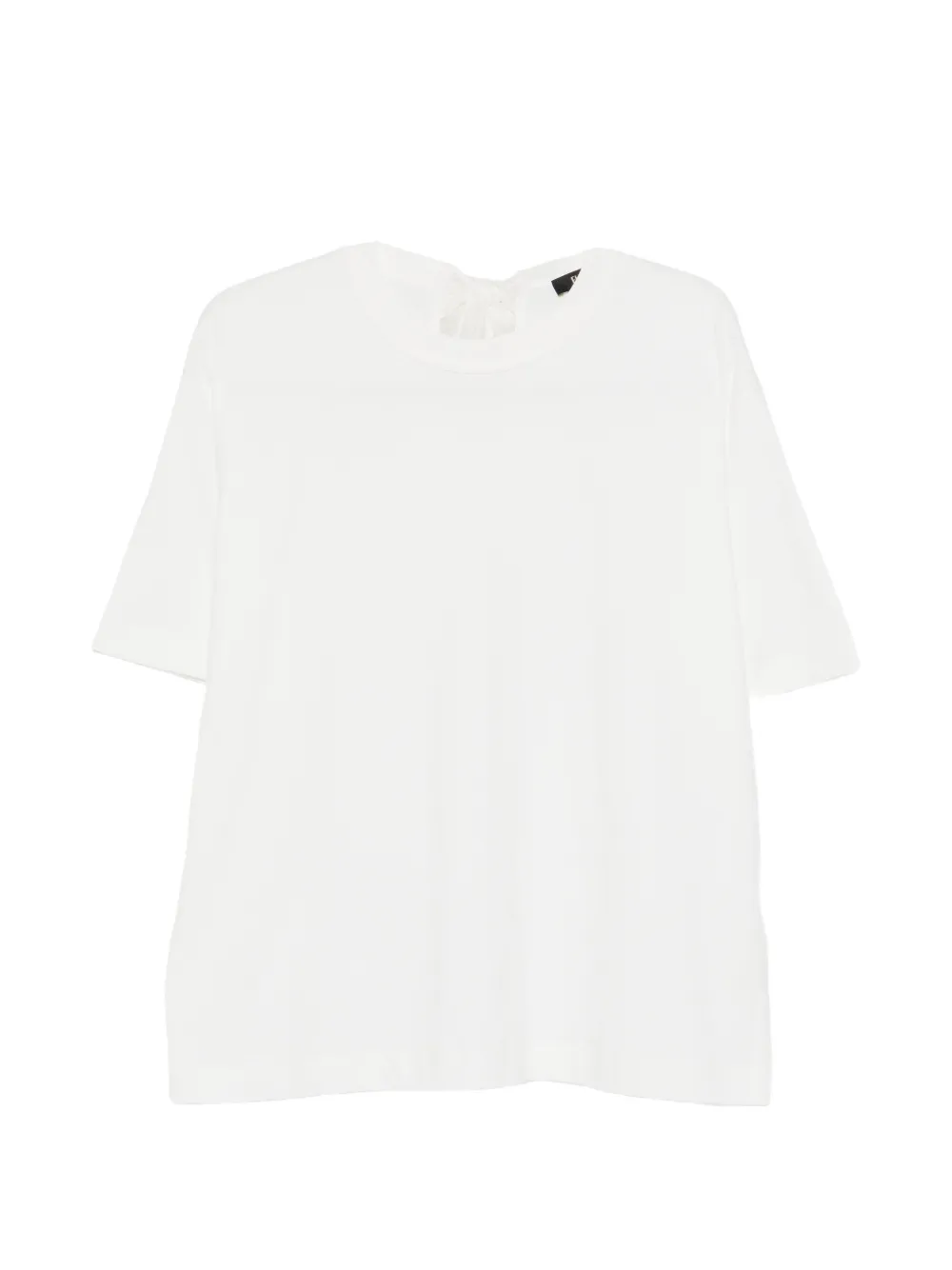 Eleh tie-detail T-shirt - Bianco