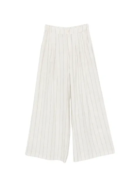 Eleh striped wide-leg trousers