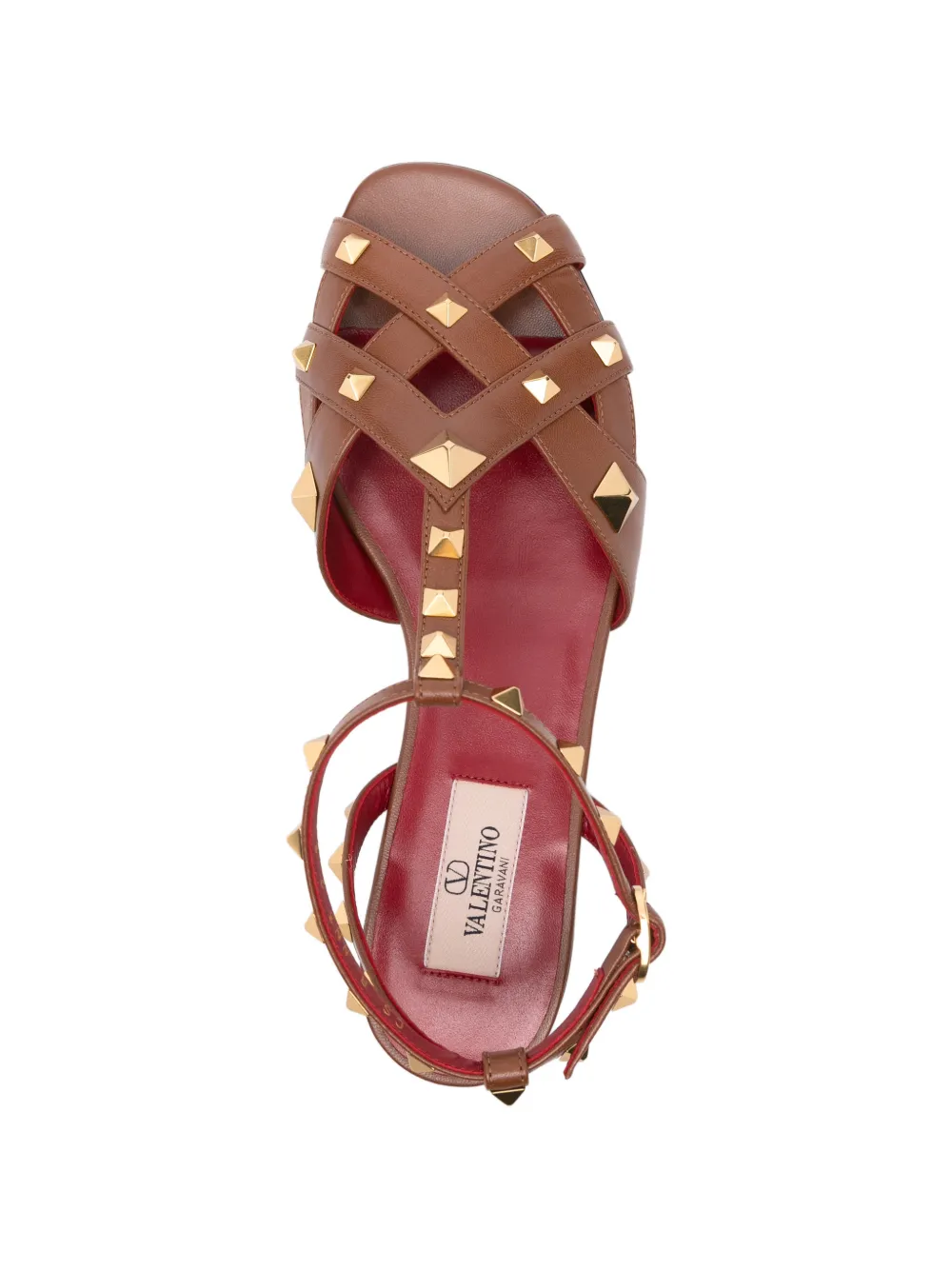 Valentino Garavani Studdy stud-embellished sandals Bruin