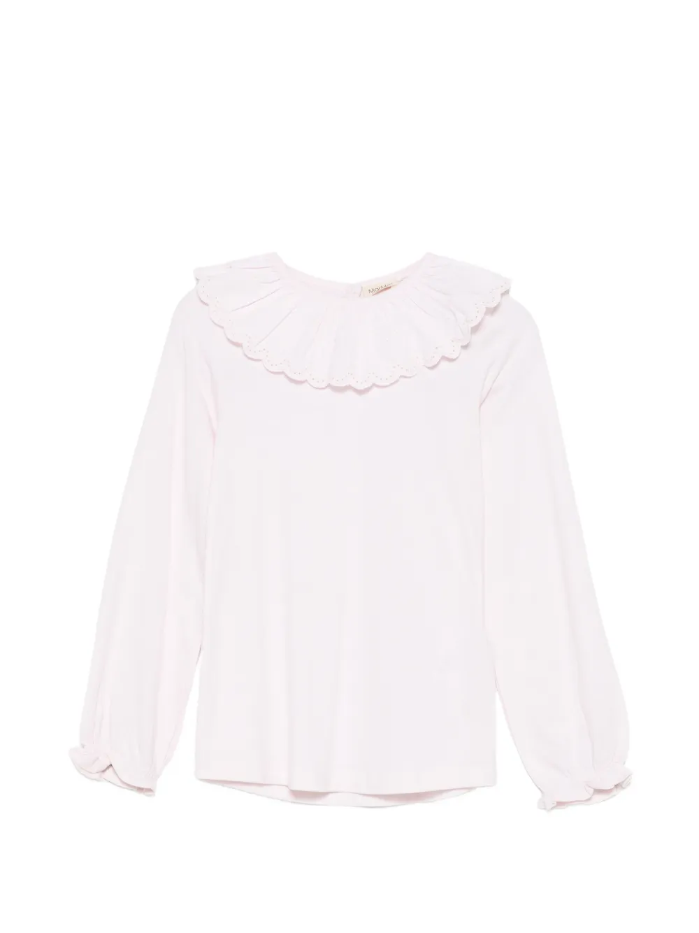 MAR MAR COPENHAGEN KIDS Talla Frill ruffled-collar top - Rosa
