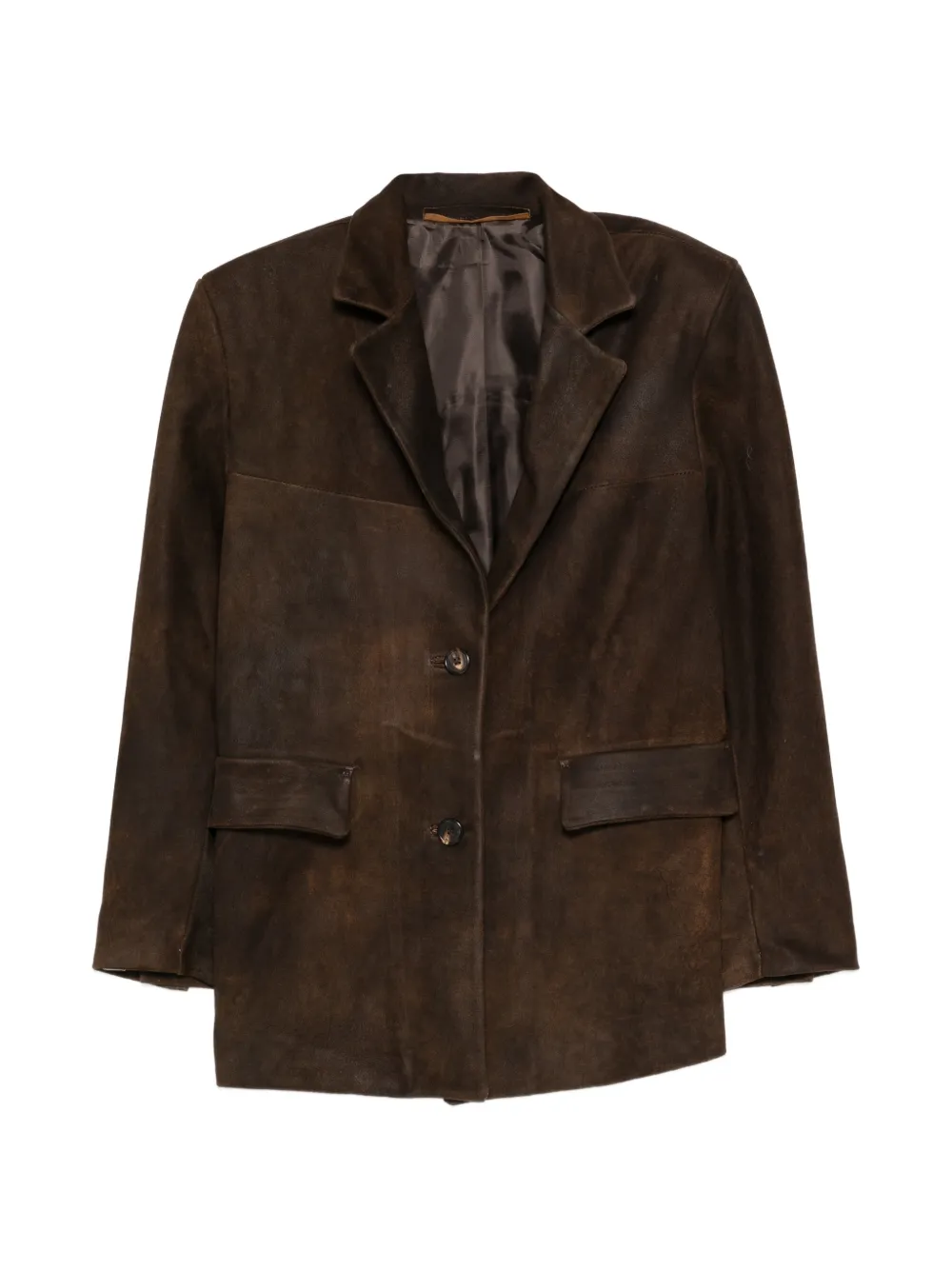 Salvatore Santoro flap-pocket blazer - Marrone