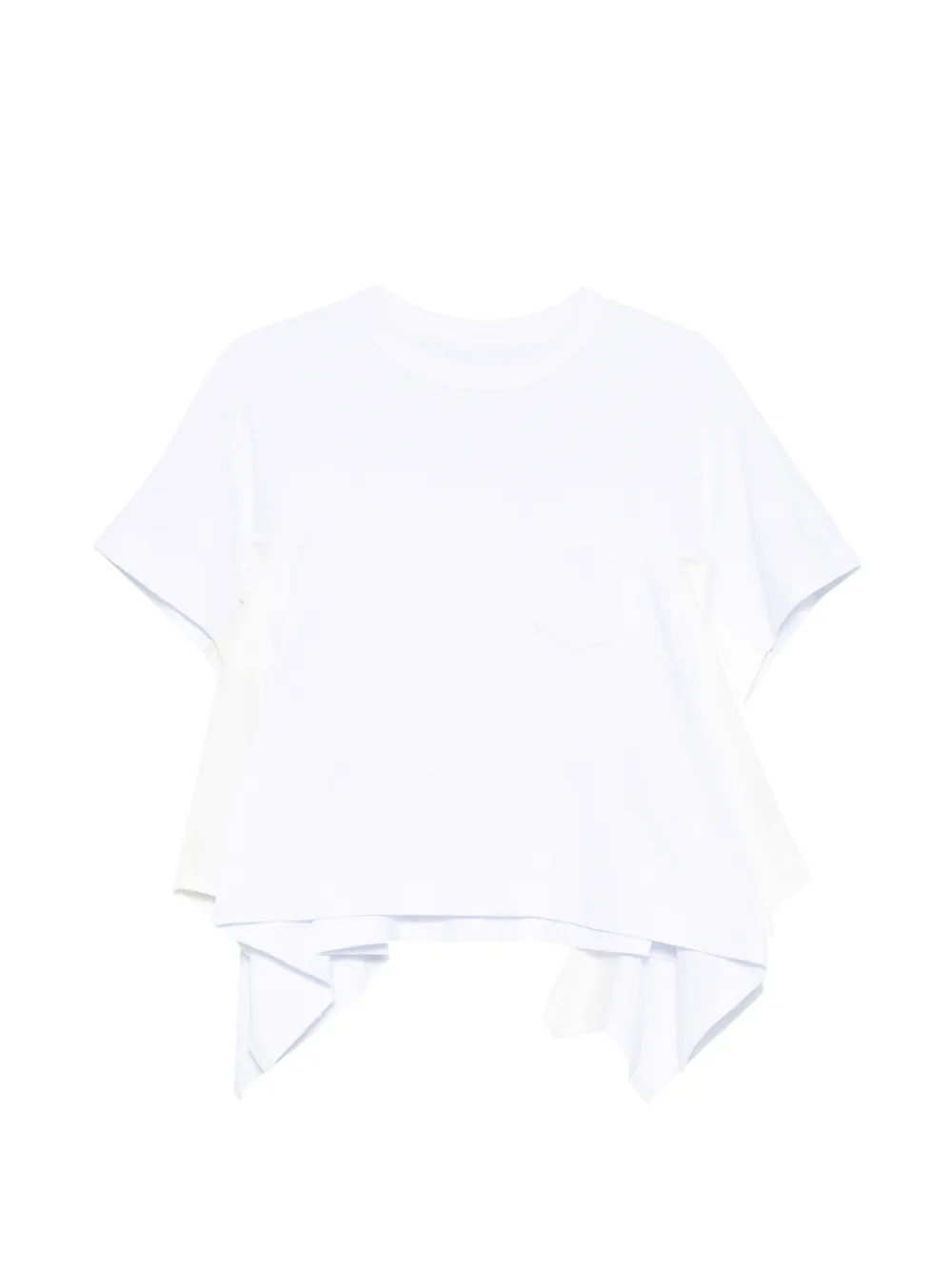 sacai pocket layered T-shirt - Bianco