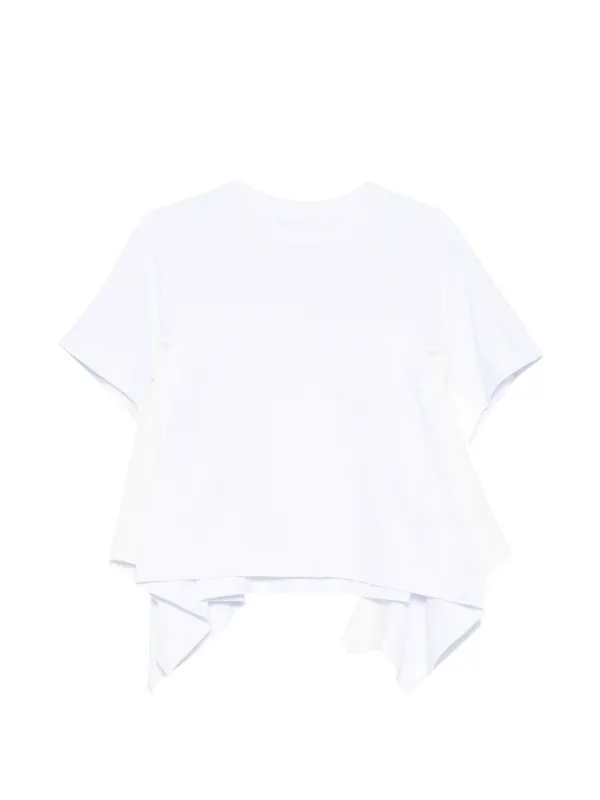 Sacai Pocket Layered T-shirt in White