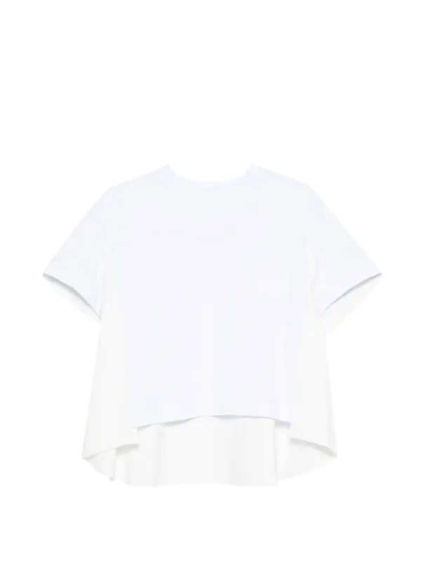 sacai レイヤードTシャツ Sacai レイヤード Tシャツ | ホワイト | FARFETCH JP