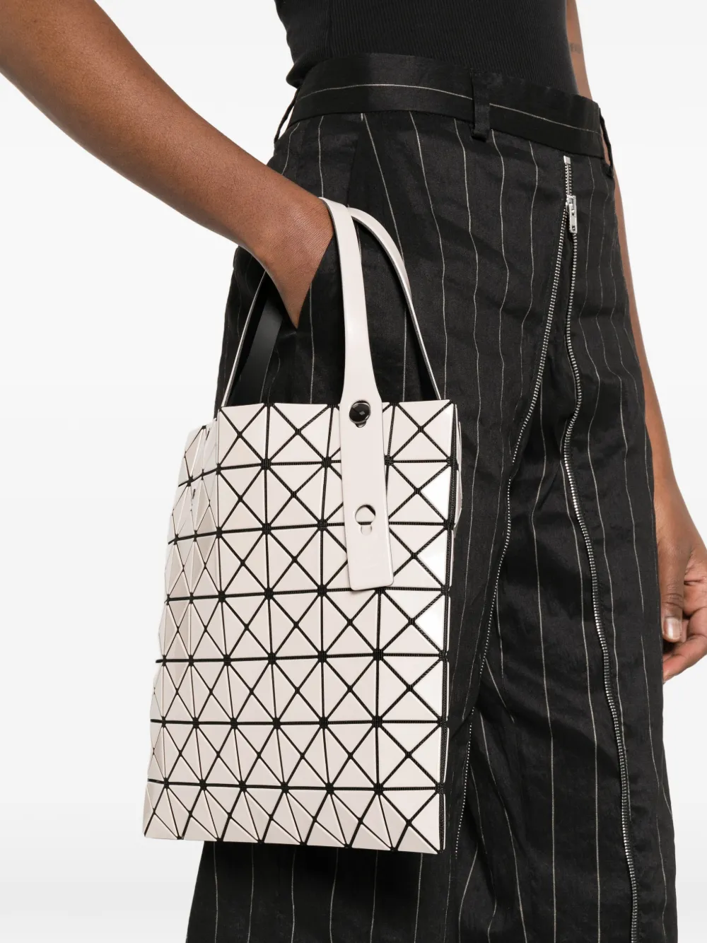  Bao Bao Issey Miyake Geometric Tote Bag - Neutrals 