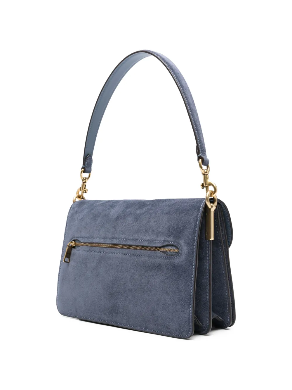 Tabby calf suede shoulder bag