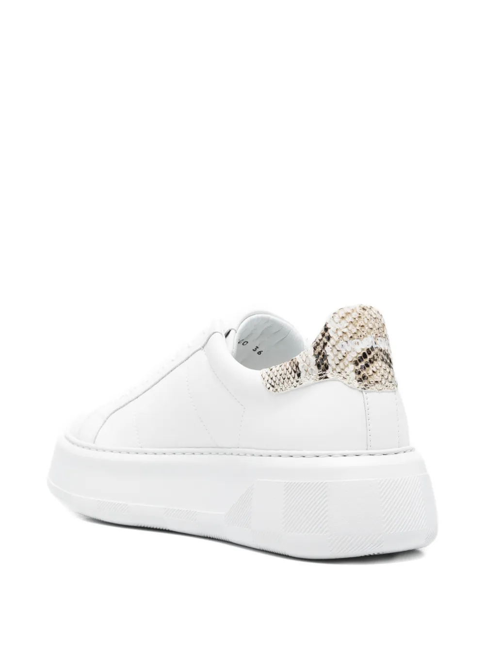 Woolrich Sneakers met plateauzool Wit