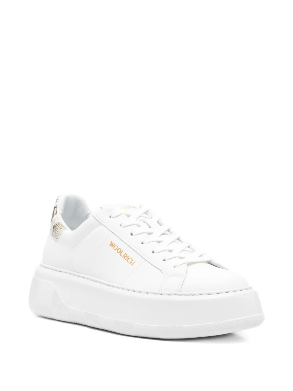  Woolrich Baskets à Plateforme - Blanc 